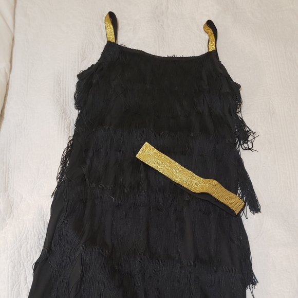1920's Great Gatsby flapper dress, size small with matching headband. - Picture 3 of 3